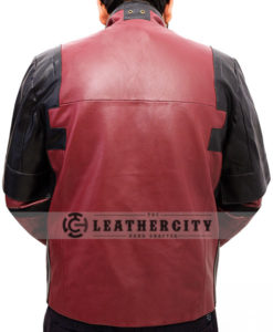 Deadpool Ryan Reynolds Leather Jacket Back