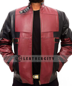 Deadpool Ryan Reynolds Leather Jacket Open Front