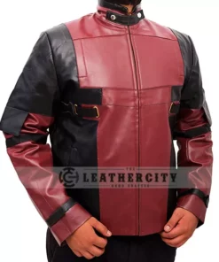 Deadpool Ryan Reynolds Leather Jacket Right