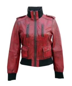 Ladies Cosmopolitan Fitted Fashion Genuine Leather Women Jacket