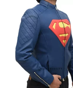 Man Of Steel Leather Jacket