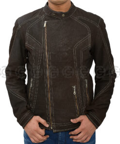 Invigorator Murky Brown Biker Jacket