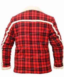 Deadpool Red Shearling Jacket
