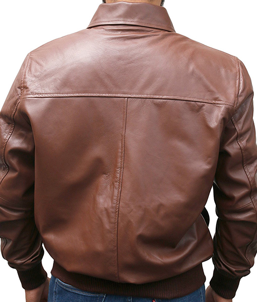 A-2 Brown Leather Flight Jacket | TheLeatherCity
