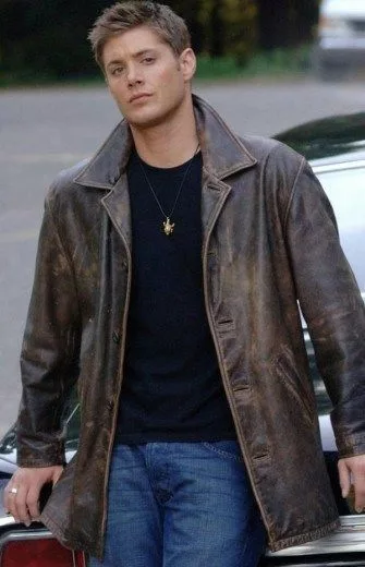 Supernatural | Dean Winchester Leather Jacket - Trench Coat
