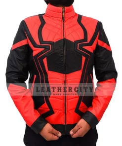 Avengers Infinity War Spiderman Armored Black Costume Jacket