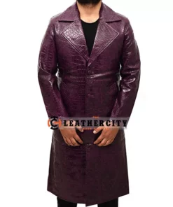 Joker Purple Trench Coat