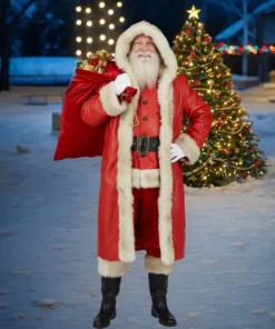 The Christmas Chronicles Santa Claus Coat-Front