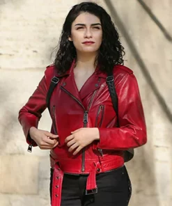 Zeynep Erman Red Jacket