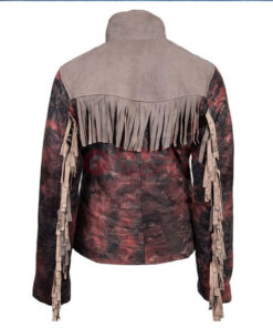 Maeve Wiley Fringe Jacket back