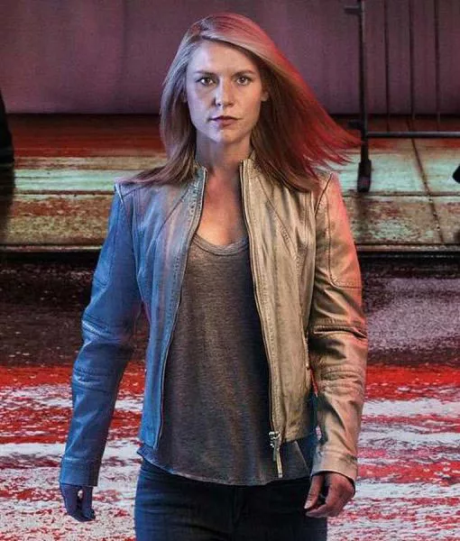 Homeland S08 Carrie Mathison (Claire Danes) Silver Jacket