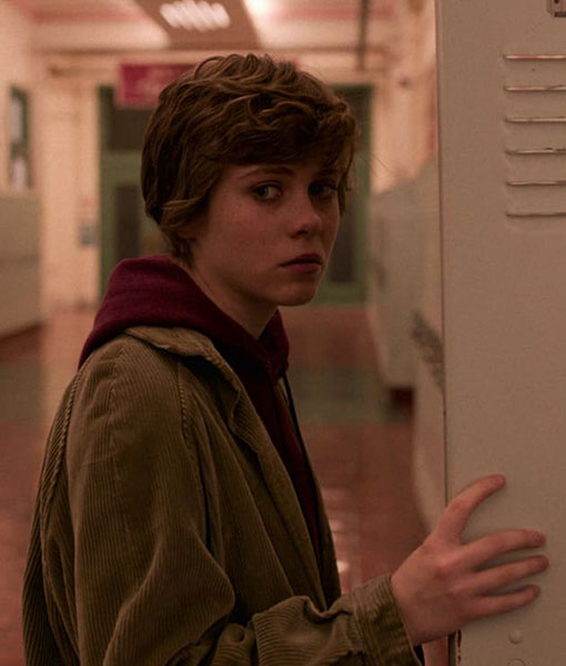 I Am Not Okay With This Sydney Novak Sophia Lillis Cordury Jacket Tlc