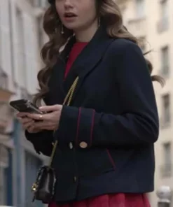 Emily In Paris Emily Cooper Peacoat
