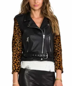 Pretty Little Liars Aria Montgomery Biker Jacket