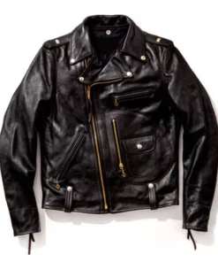 J-24 Biker Leather Jacket