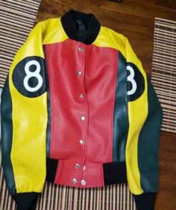 Women’s 8 Ball Pool Leather Jacket