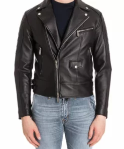 WandaVision's Pietro aka Quicksilver Black Motorcycle Leather Jacket
