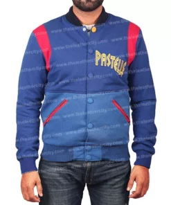 Kanye West Pastelle Blue Wool Jacket