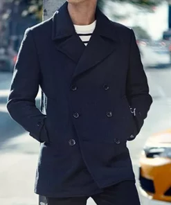 Men’s Sea Captain Blue Peacoat