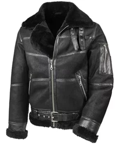 Men’s Aviator B16 Belted Leather Jacket