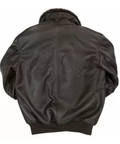 Men’s B-15 Flight Black Leather Jacket