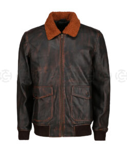 US Navy G-1 Brown Aviator Leather Jacket