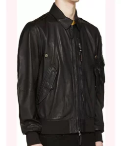 Spinning Out Justin Davis Leather Jacket