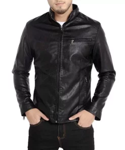 Men’s Black Leather Jacket