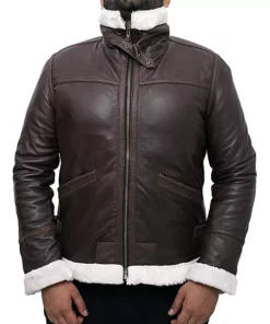 Classic Brown Aviator Jacket