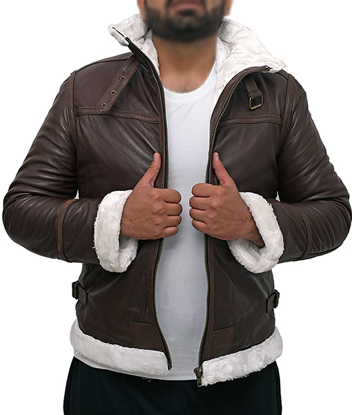Classic Brown Aviator Jacket Classic Brown Aviator Jacket