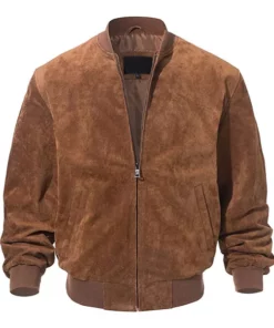 Adam Suede Bomber Jacket