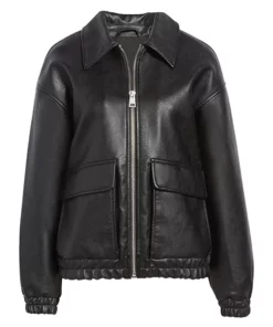 Aida Black A-2 Bomber Jacket