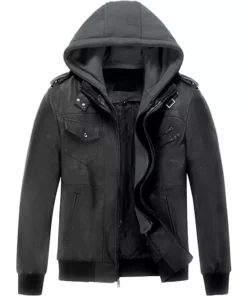 Clark Bomber Jacket With Removable Hood
