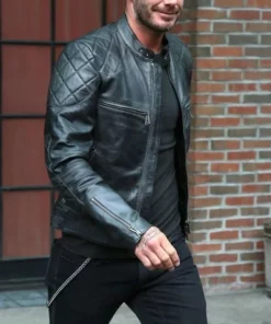 David Black Leather Jacket