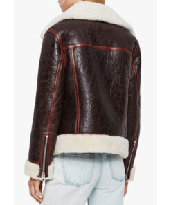 Elinor Choco Brown Shearling Jacket