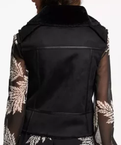 Louise Black Shearling Gilet