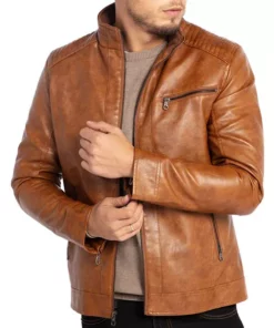 Marshall Brown Classic Leather Jacket