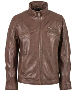 Jimmy Brown Leather Jacket