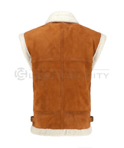 Women’s Faux Shearling Leather Vest