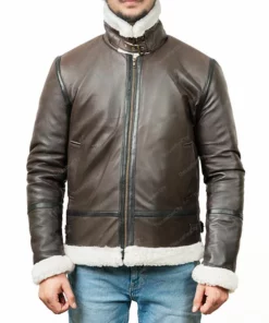 Men's R.A.F Brown Bomber Jacket