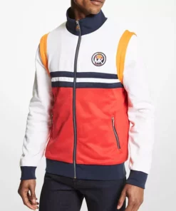 Mens White Bomber Jacket