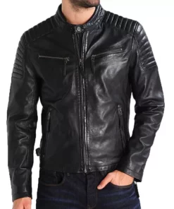Men's Slim-fit Biker Jacket