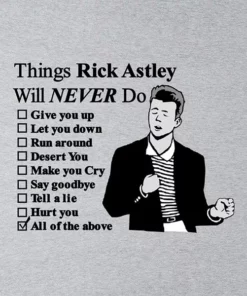 Rick Astley Bomber Jacket