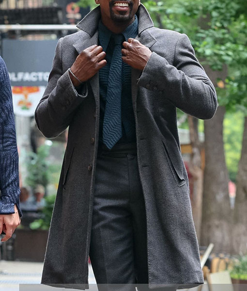 Gary Carr Grey Trench Coat3 Gary Carr Grey Trench Coat
