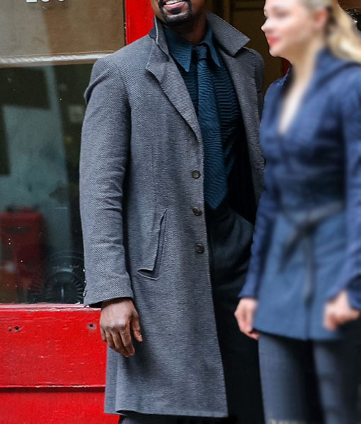 Gary Carr Grey Trench Coat4 Gary Carr Grey Trench Coat