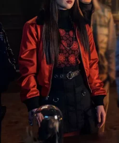 Wednesday Yoko Tanaka Satin Jacket