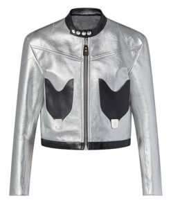 CCXP 22 Chloe Moretz Silver Jacket