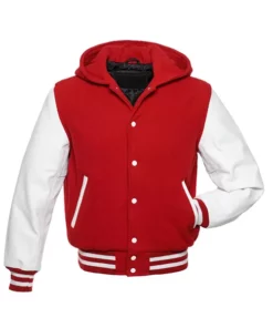 Men's Classic Hooded Varsity Jacket