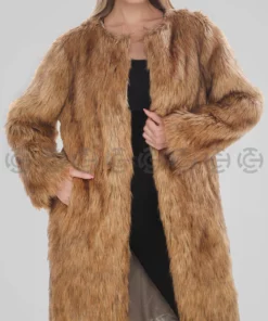 Grasshoppers Irina Fur Coat-Front View