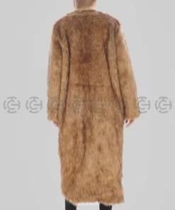 Grasshoppers Irina Fur Coat-Back View